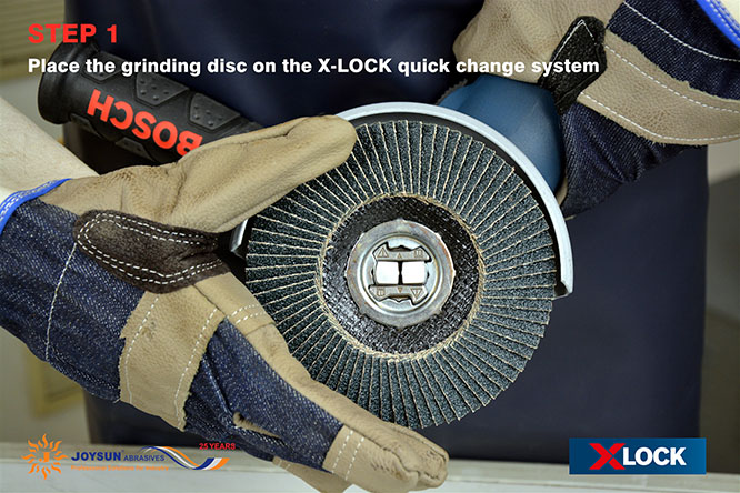 attaching x-lock disc